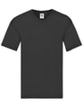 Heren T-shirt V Hals Fruit of the Loom 61-426-0 Black